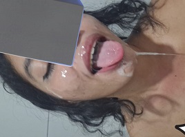 Hotwife gozada na cara